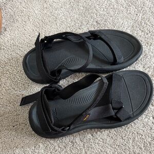 Teva Black Adjustable Sandals